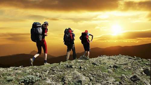 travessia Trekking na montanha