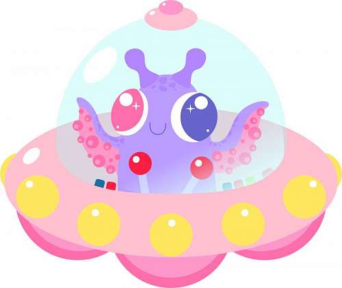 lilas UFO Kawaii