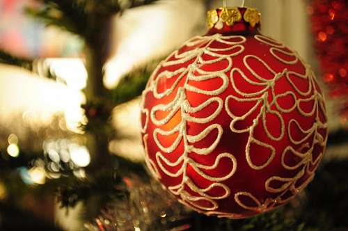 bulbo bulbo, natal, bulbo, esfera, decoração, ou