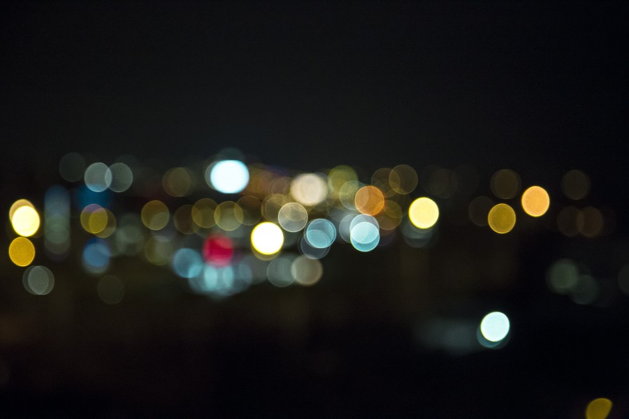 difusa, borrão, luz, luzes, fundo, fundo, ninguém, cores, círculos