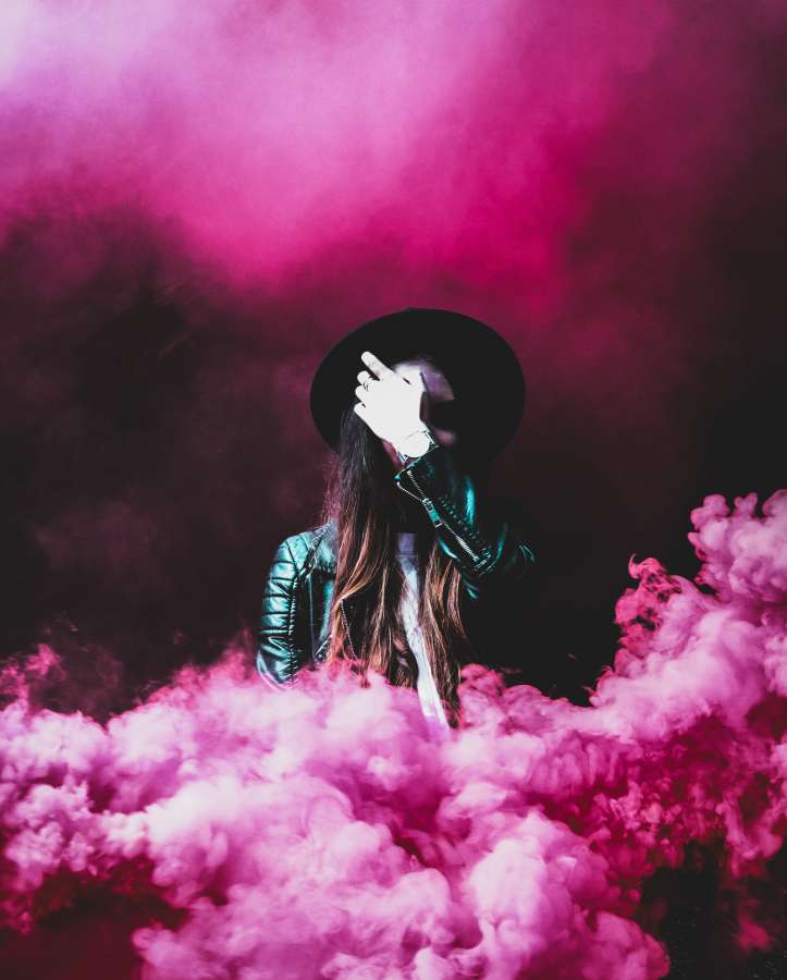 Plano de fundo, Música, Fumaça, Menina, Mulher, Moda, Couro, Banda, Modelo, Mulher