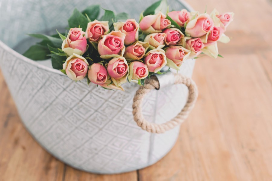 rosas, buquê, decoração, interior, rosa, flores, primavera, hd wallpapers, 4k wallpapers