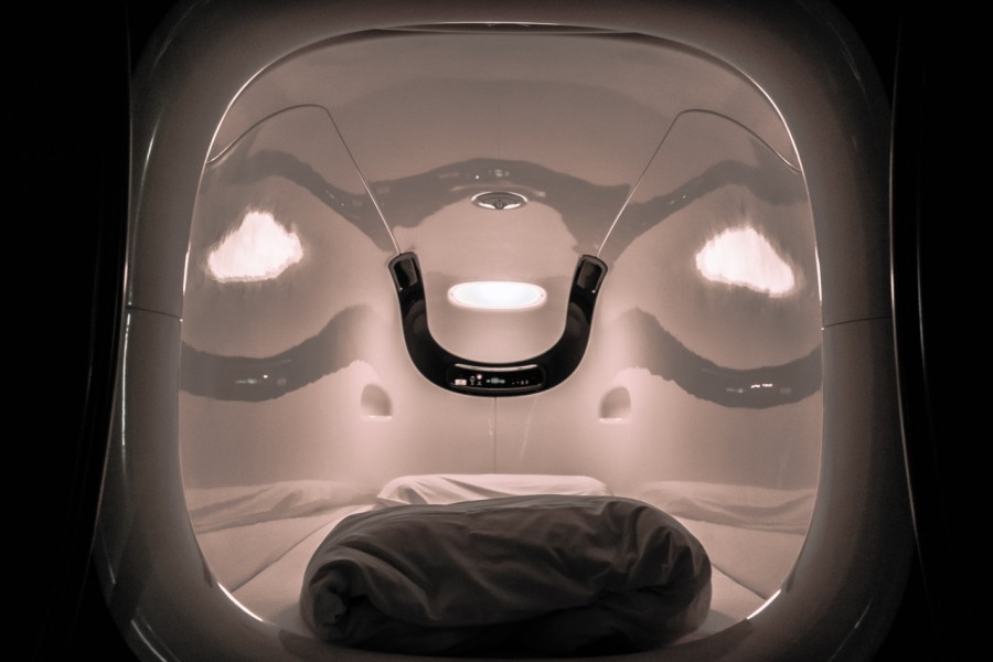 cama, camas, sala, quarto, sonho, relaxar, descanso, ásia, asiático, ninguém, japão, cubículo, pequeno, apertado, cultura, confinamento, conceito,