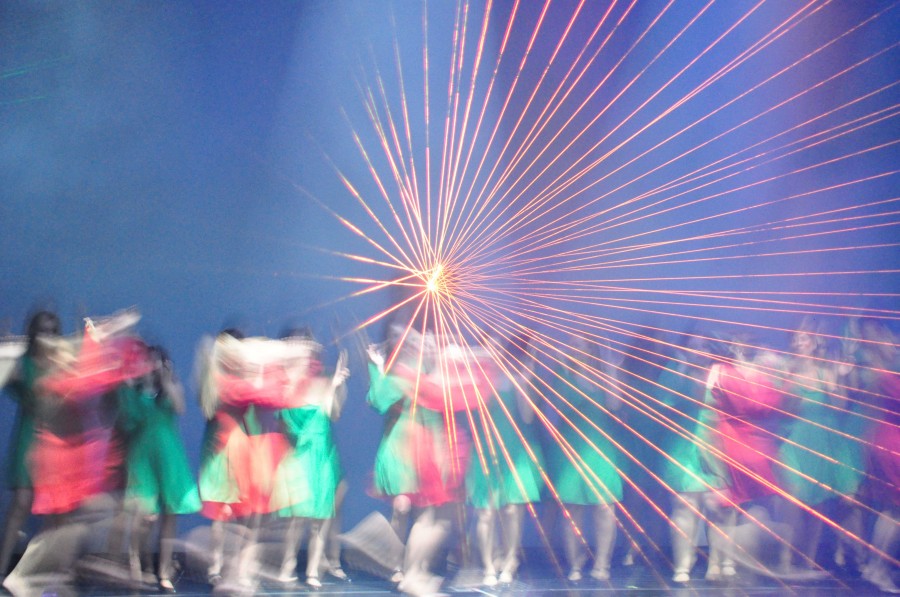 Show, luzes, laser, palco