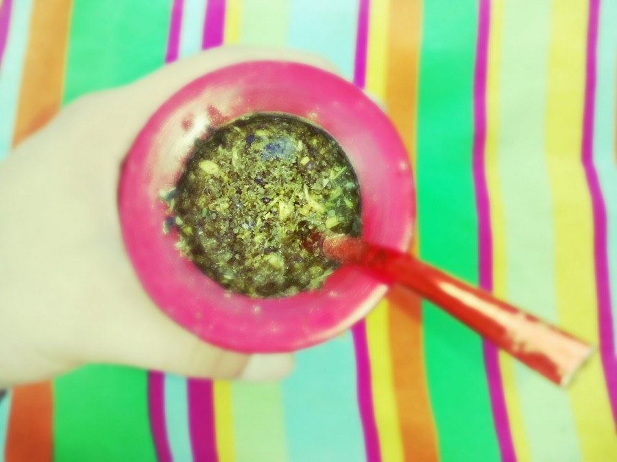 companheiro, cor, colorido, bebida, típico, argentina, uruguai, cores, mãos, grama, bebida, quente, paraguai, latino, américa, infusão,
