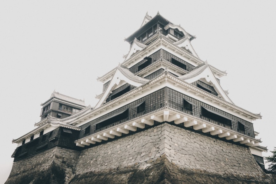 templo, preto branco, ásia, asiático, japão, arquitetura, nobody,