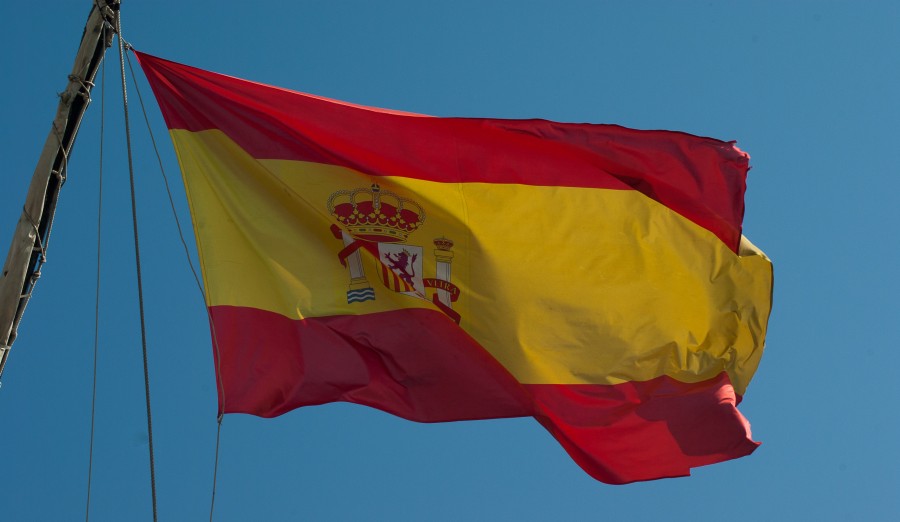 bandeira, espanha, europa, símbolo,