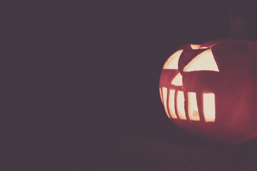 Abóbora de horror de Halloween
