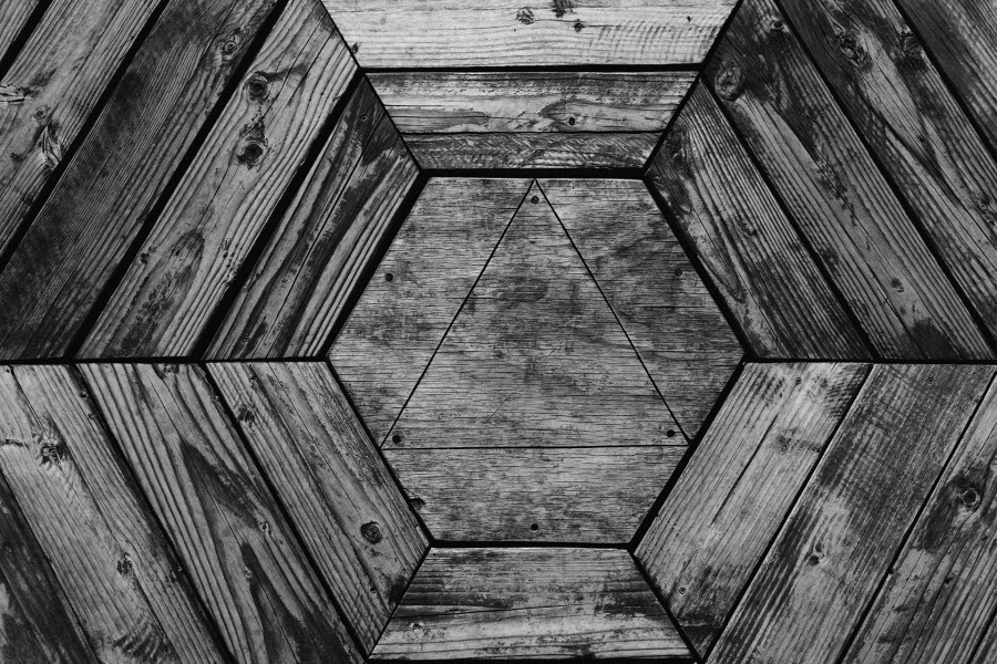 triângulo, fractal, geométrico, geometria, madeira, fundo, fundo, conceito, equilíbrio,