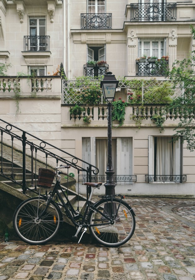 paris, frança, travel, tourism, europe, landscape, bicycle, passeio, edifícios, arbustos, lanterna, stairs, sacada, european landscape