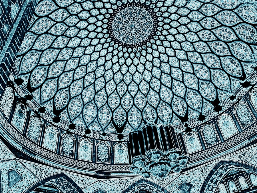 cúpula, arquitetura, dubai, emirados árabes, telhado, forma, fundo, fundo, turquesa, nobody,