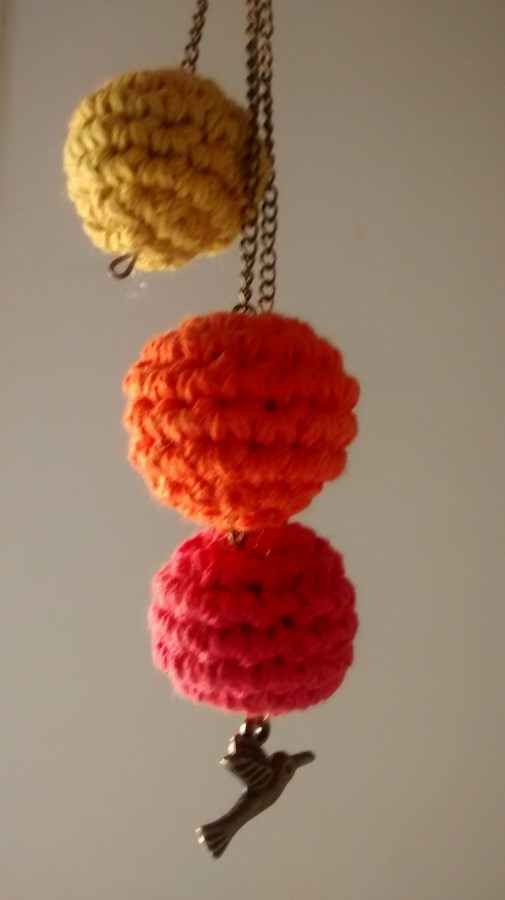 lã, bicho de pelúcia, decoração, cor, cores, colorido, rodada, esfera, amarelo, laranja, vermelho, pingente, ornamento