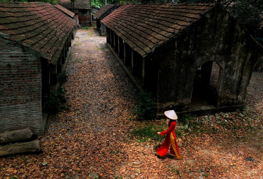 Japão, urbano, típico, rural, uma pessoa, pessoas, mulher, vestuário, oriental, leste, telhado,
