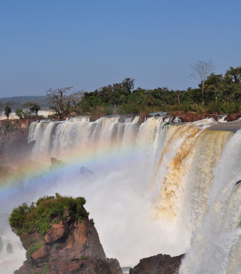 Argentina, Missões, Cachoeiras, Iguaçu, Parque Nacional, Cataratas do Iguaçu, Brasil, Cachoeira, Outono, Água, Selva, Maravilha, Mundo, Local turístico, Turismo, Arco-íris,