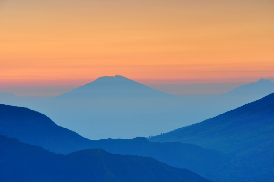 paisagem, pôr do sol, fundo, fundo, cor, cores, montanha, montanhas, laranja, dia, silueta, macio, difusa,