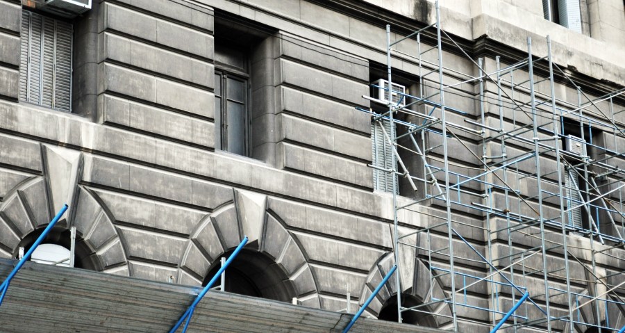 Buenos Aires, Urbano, Construção, Arquitetura, Fachada, Edifício Público