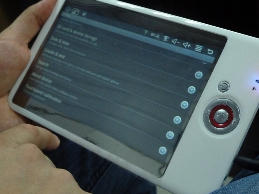 tecnologia, uma pessoa, palm, touch, pad, tablet,
