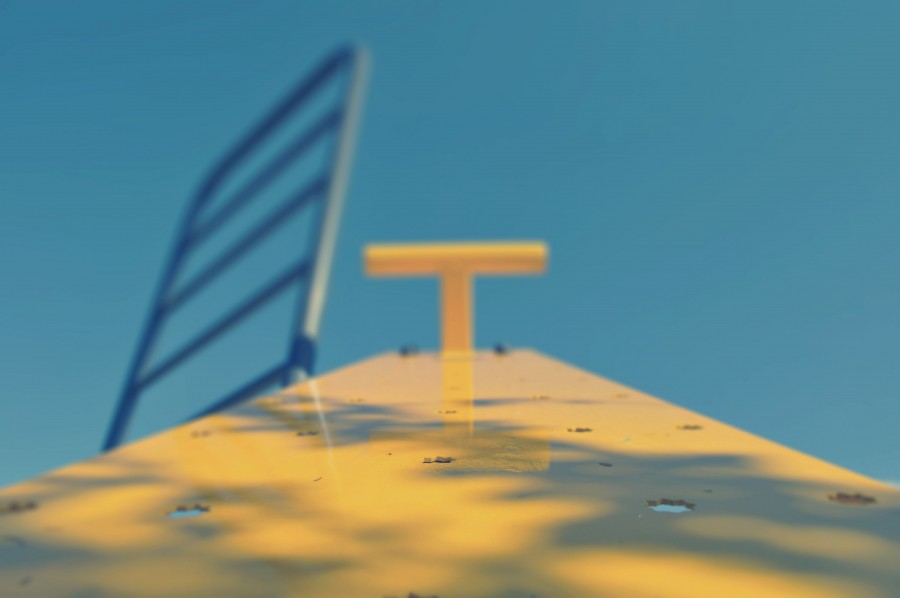 Jogo, quadrado, slide, exterior