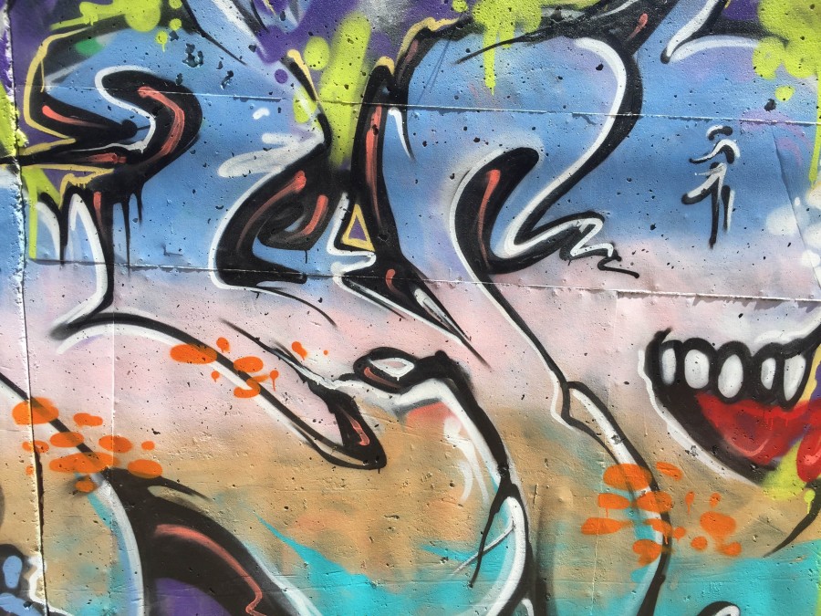 Grafite, paredes, cor, colorido, arte, urbano, ninguém,