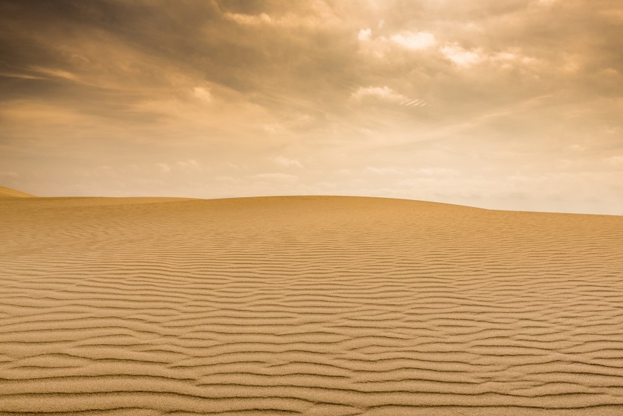 paisagem, deserto, deserto, ninguém, medano, árido,