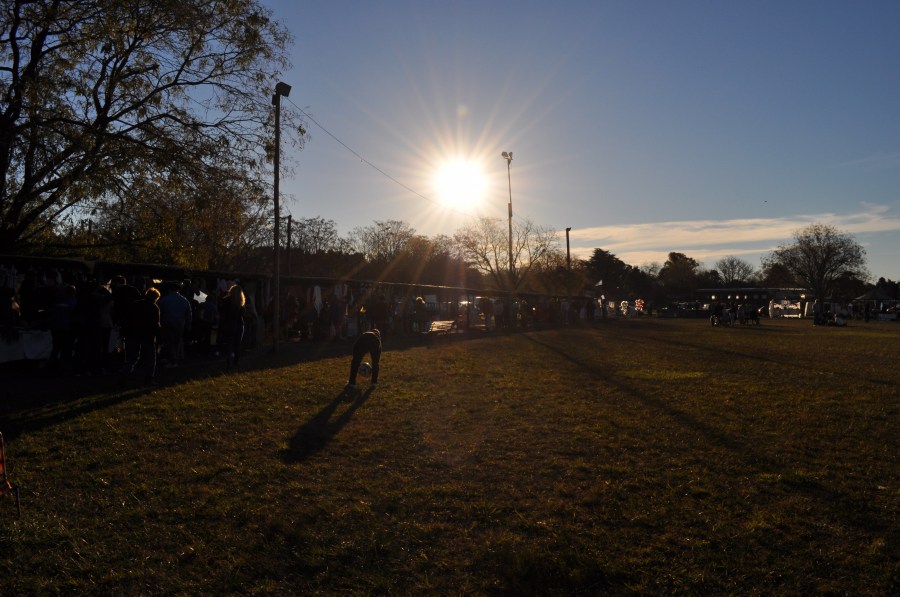 Pôr do sol, jofre, praça, feira, tradicional, vila, campo