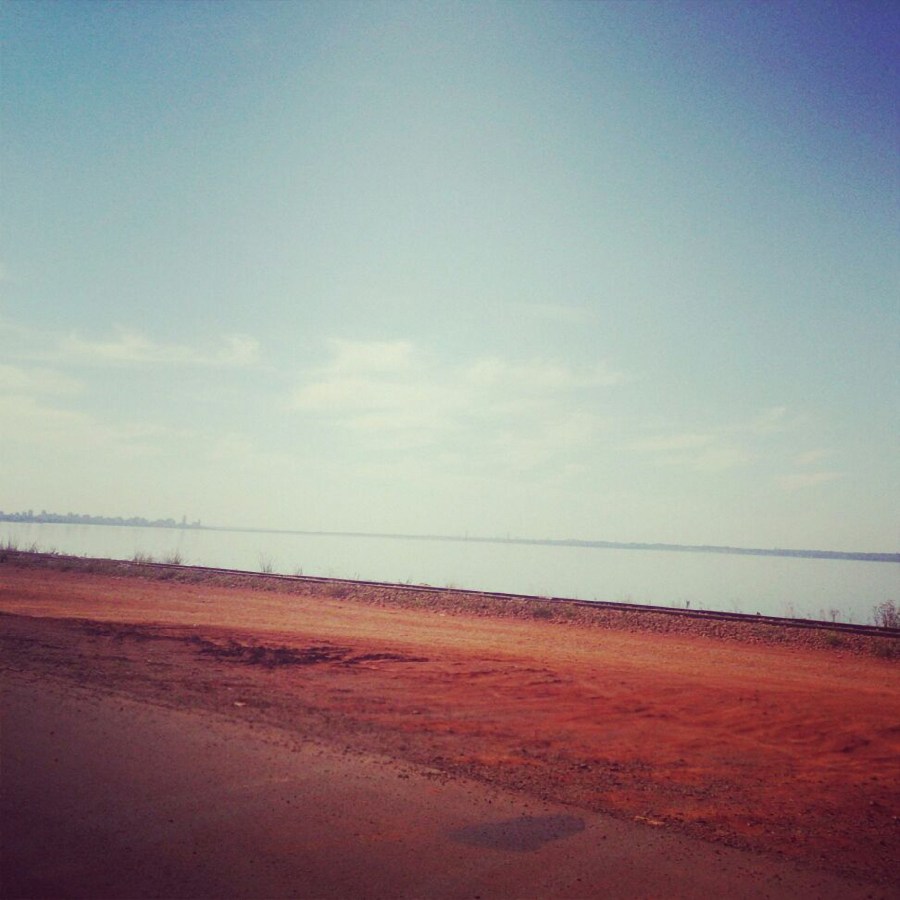 Terra, colorado, vermelho, missões, argentina, rua, rota, estrada, céu azul, paisagem, província, ninguém,