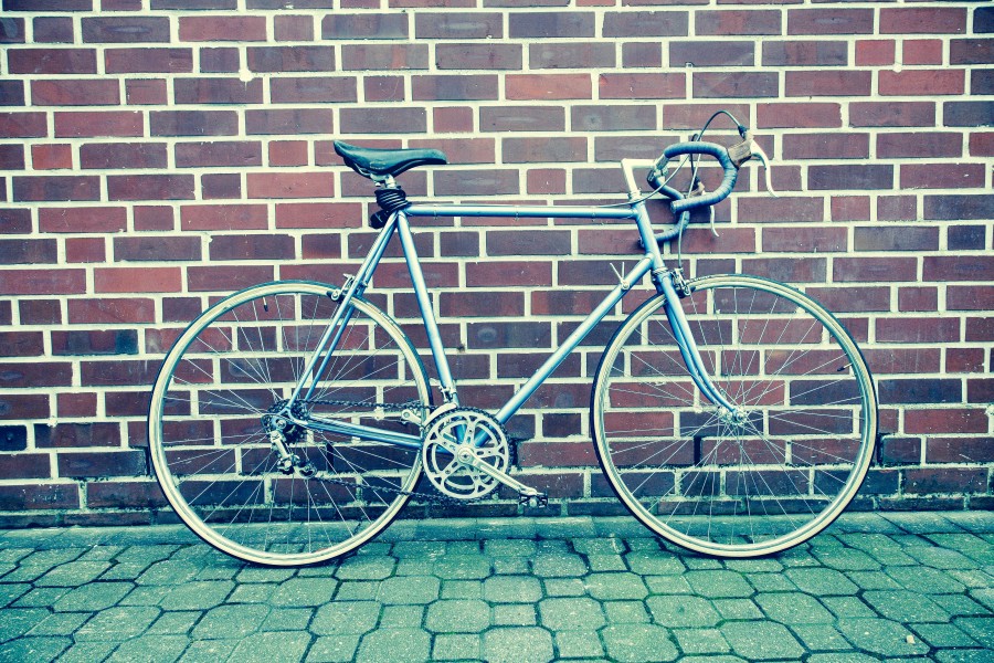 bicicleta, urbano, ninguém, primeiro plano, transporte,