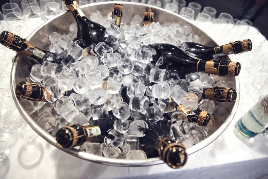garrafa, garrafas, champanhe, frio, frio, gelo, balde, muito, bebida, alcoólatra, bebida, festa, celebração, festa, brinde, brinde,