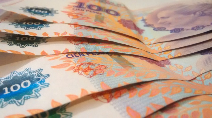 Bilhete, Notas, Peso, Pesos, Evita, Eva Perón, finanças, Cem Pesos, Poupança, dinheiro,