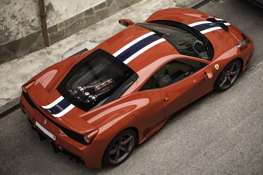 Ferrari, auto, carro, carro, esportes, poder, vermelho, elegante,