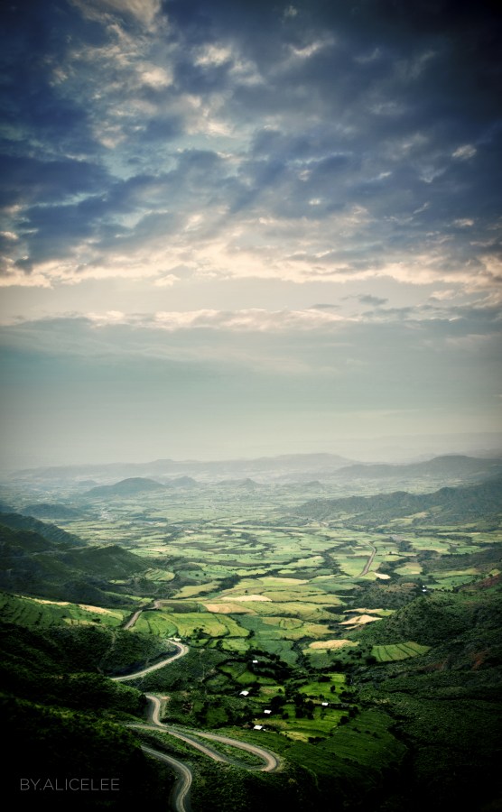 Paisagem, Lalibella, Etiópia, Dia, Ninguém, Tranquilidade, Vale
