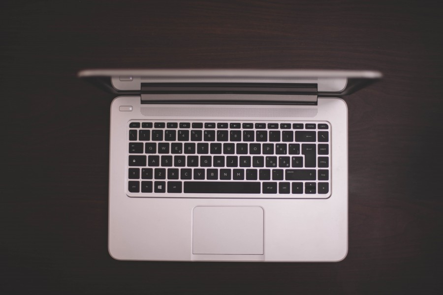 tecnologia, laptop, computador, computador, mesa, teclado, tela,