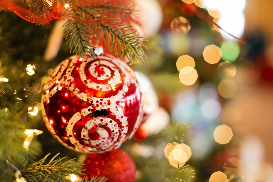 natal, detalhe, ornamento, navideo, natal, decoração, celebração, 2015, celebração,