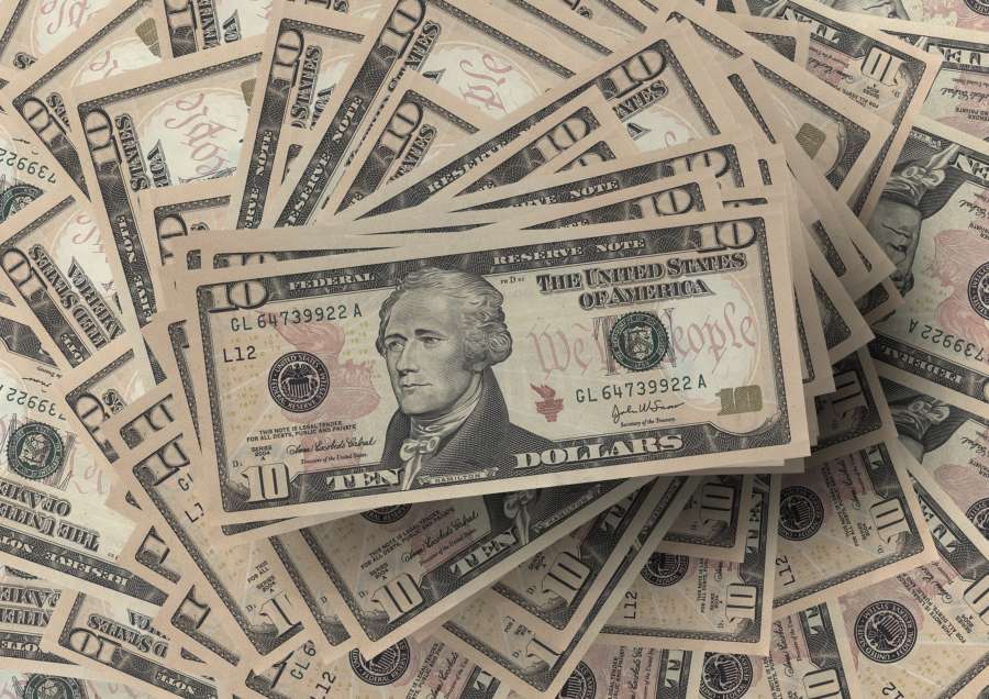 dólar, dólares, notas, notas, moeda, símbolo, negócio, finanças, dinheiro, forex, 10, dez,