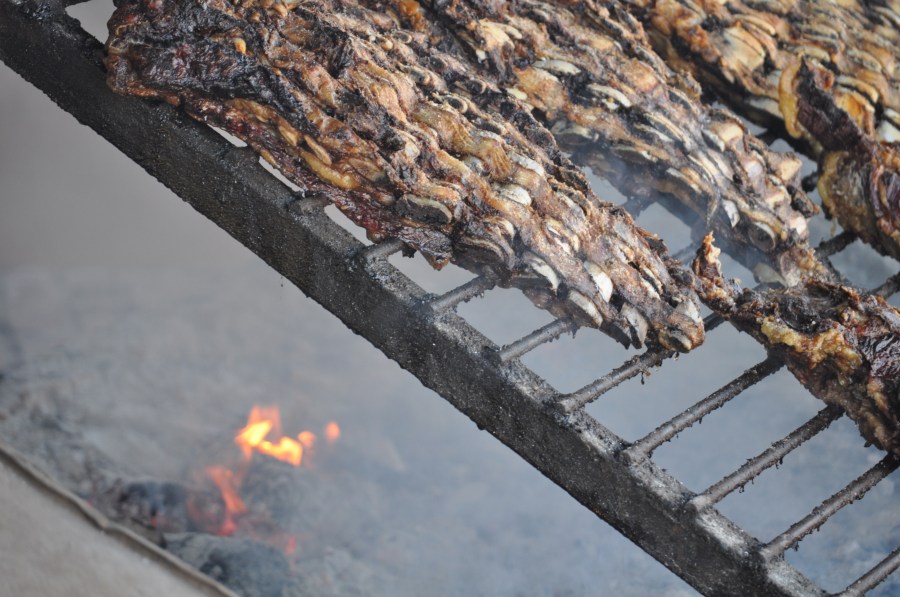 Assado, Grelha, Grelha, Comida Típica, Tradição, Campo, Carne, Costela, Ribs, EmbersCozinhado, Quente, Gordura
