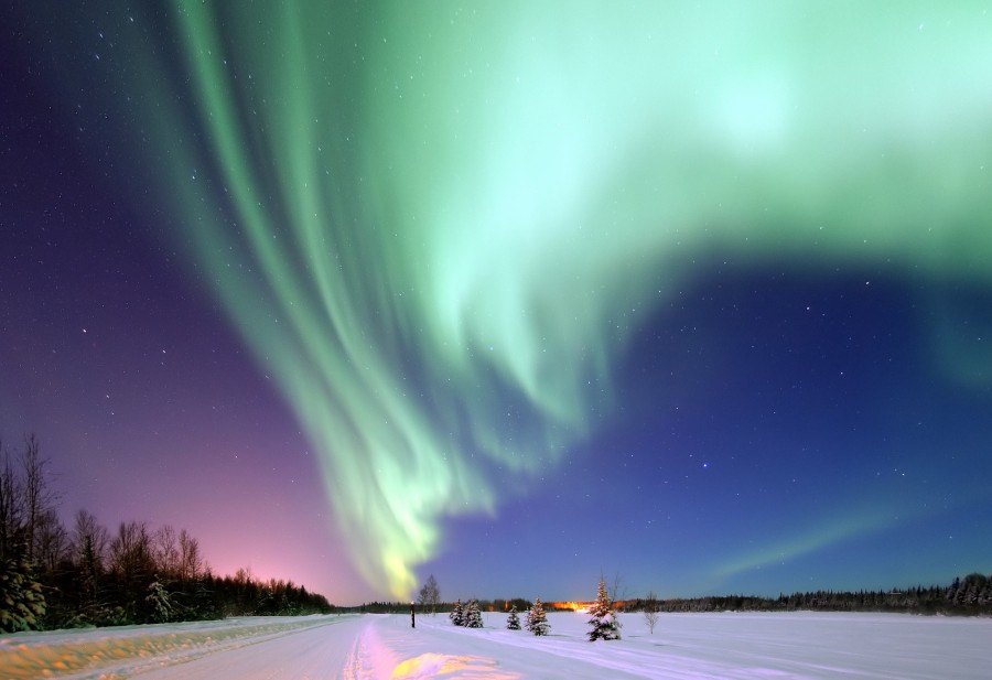 pólo norte, aurora boreal, paisagem, magnetismo, pólo, terra, paisagem, coloridos, visualizar, natureza, forma, acordar, boreais