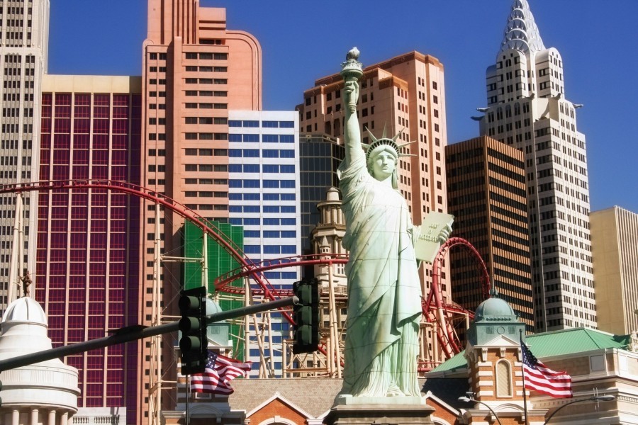 las vegas, eua, eua, estátua, estátuas, estátua da liberdade, arquitetura, nevada,