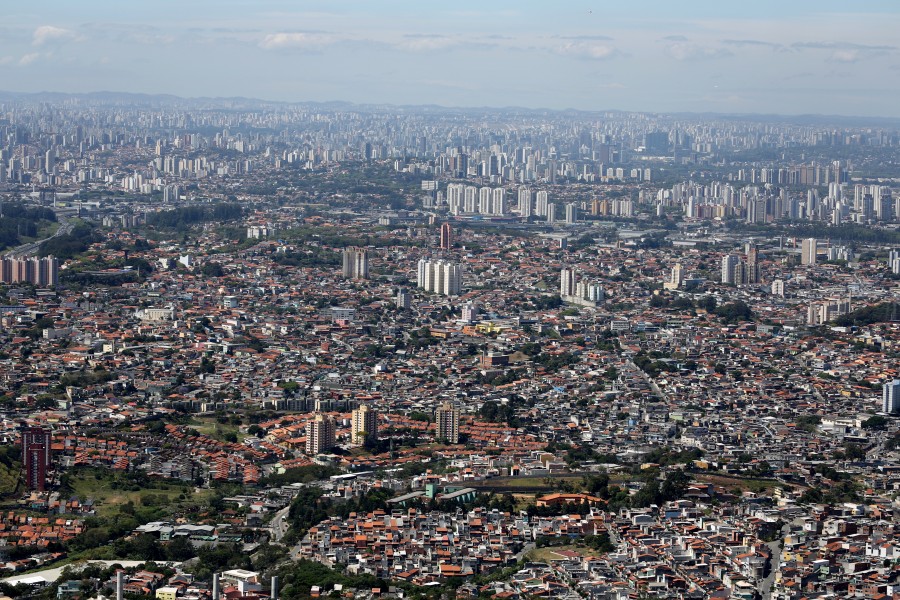 São paulo, são paulo, brasil, cidade, dia, cityscape, vista aérea, américa latina, américa,