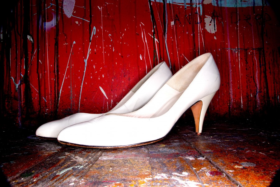 sapatos, sapato, branco, calcanhar, moda, calcanhar, moderno, mulher, feminino, vestuário,
