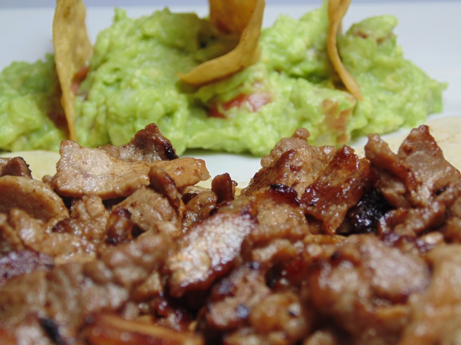 refeições, méxico, mexicano, prato, carne, latim, típico, bife, carne de porco, guacamole,
