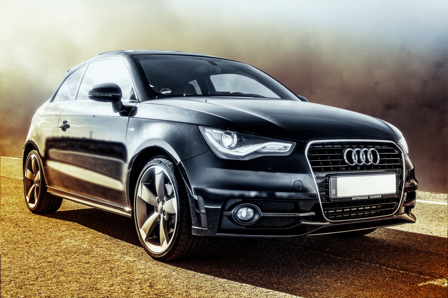 audi, auto, preto, luxo, luxuoso, primeiro plano, desportivo,