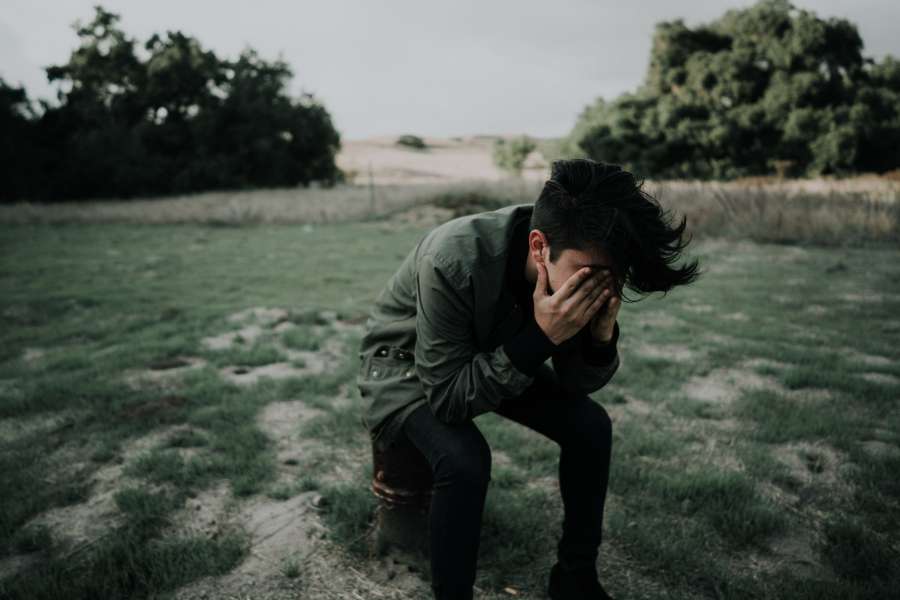 Natureza, Bomber jacket, Bomber, Roupas masculinas, Retrato, Amplo, Meio ambiente, Verde, Moody, Tristes, Cara em mãos, coração partido, amor triste
