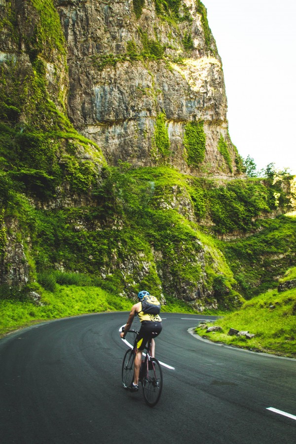 bicicleta, homem, uma pessoa, pessoas, rota, estrada, montanha, esportes, ciclismo, ciclista, atividade, ao ar livre,