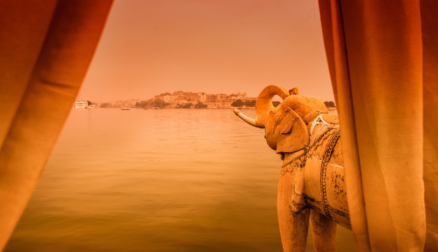 índia, elefante, mandir, castelo, ásia, hindu, paisagem,