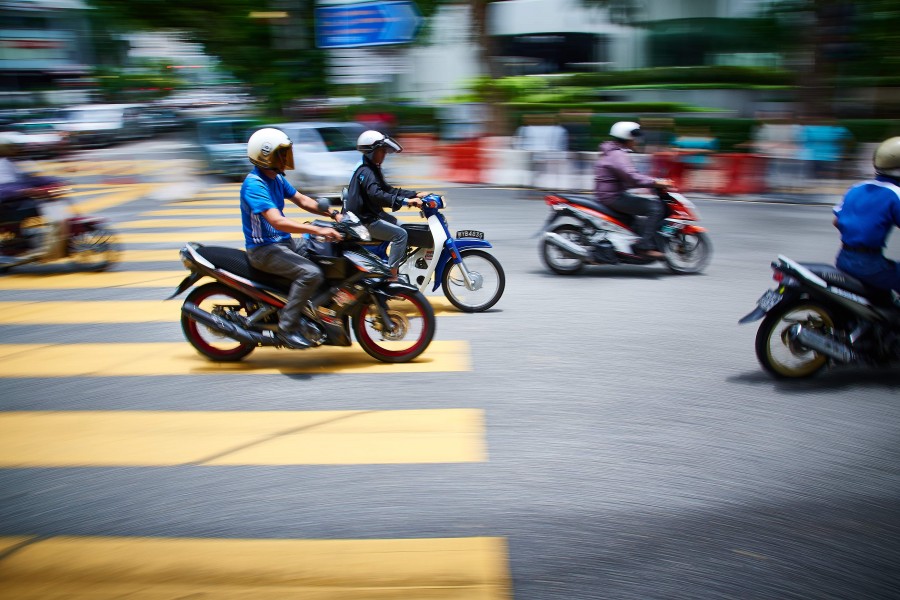 rua, avenida, tráfego, pessoas, motocicleta, motocicletas, motocicleta, motocicletas, urbano, scooter, dirigir, velocidade,