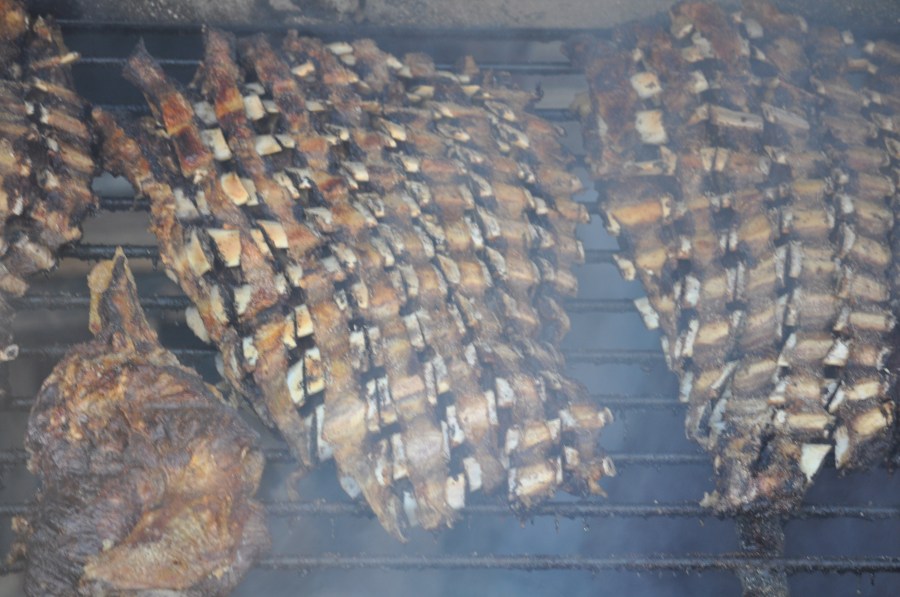 Assado, Grelha, Grelha, Comida Típica, Tradição, Campo, Carne, Costela, Ribs, EmbersCozinhado, Quente, Gordura