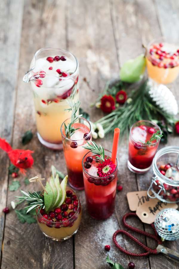bebida, coquetel, bebida alcoólica, fruta, ninguém, variedade, cereja, frutas