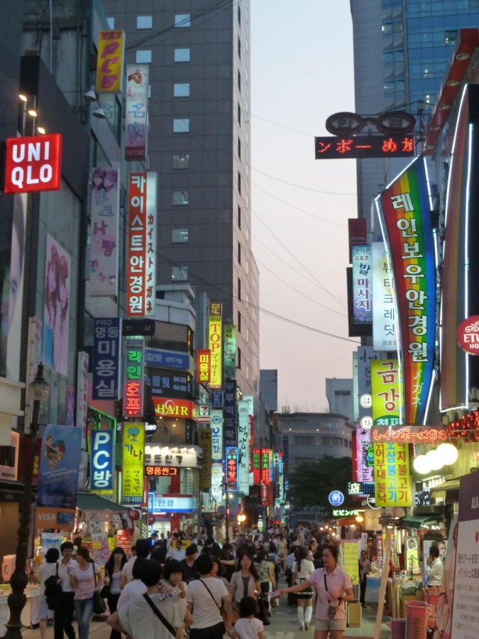 cidade, rua, centro da cidade, centro da cidade, turismo, turista, ásia, seul, coreia do sul, capital, pessoas, cartaz, posters,