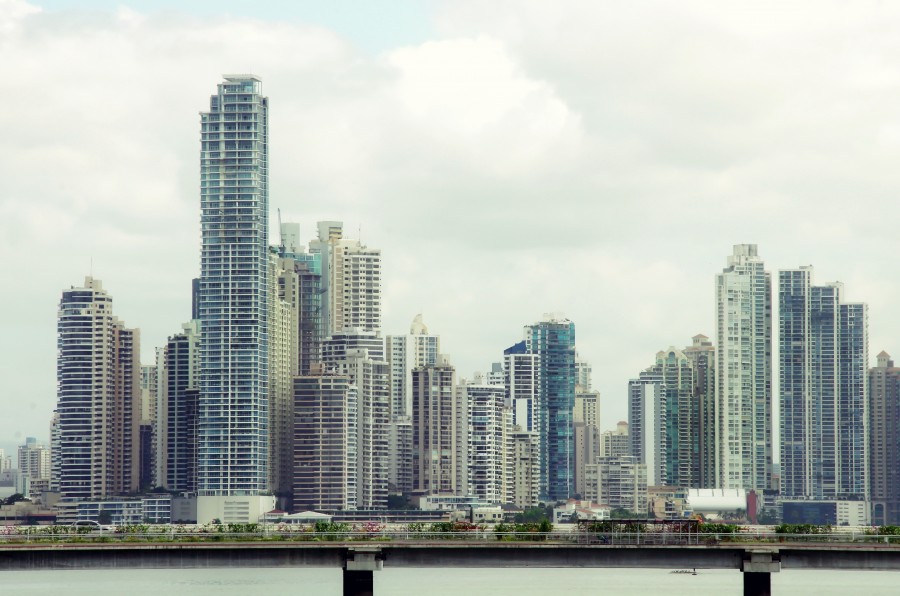 panamá, cidade, américa, américa central, cityscape, catedral, edifícios, modernos,