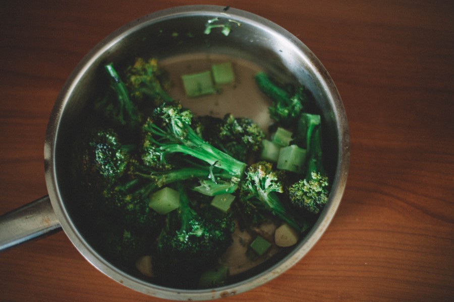splitshire, refeições, ingrediente, vegetal, verde, brócolis, panela, vegetal, comida,